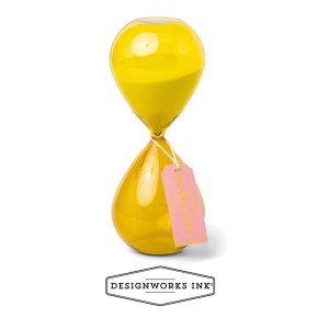 DHGL30-2023 Hourglass - Chartreuse Ombre - 30 Minutes